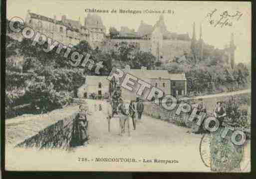 Ville de MONCONTOUR Carte postale ancienne